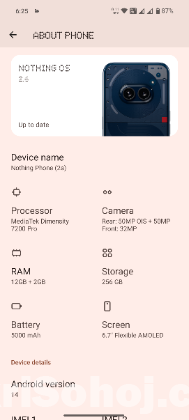 Nothing 2a 12GB/256GB